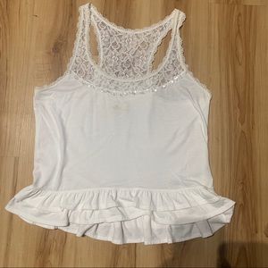 White Hollister Tank Top